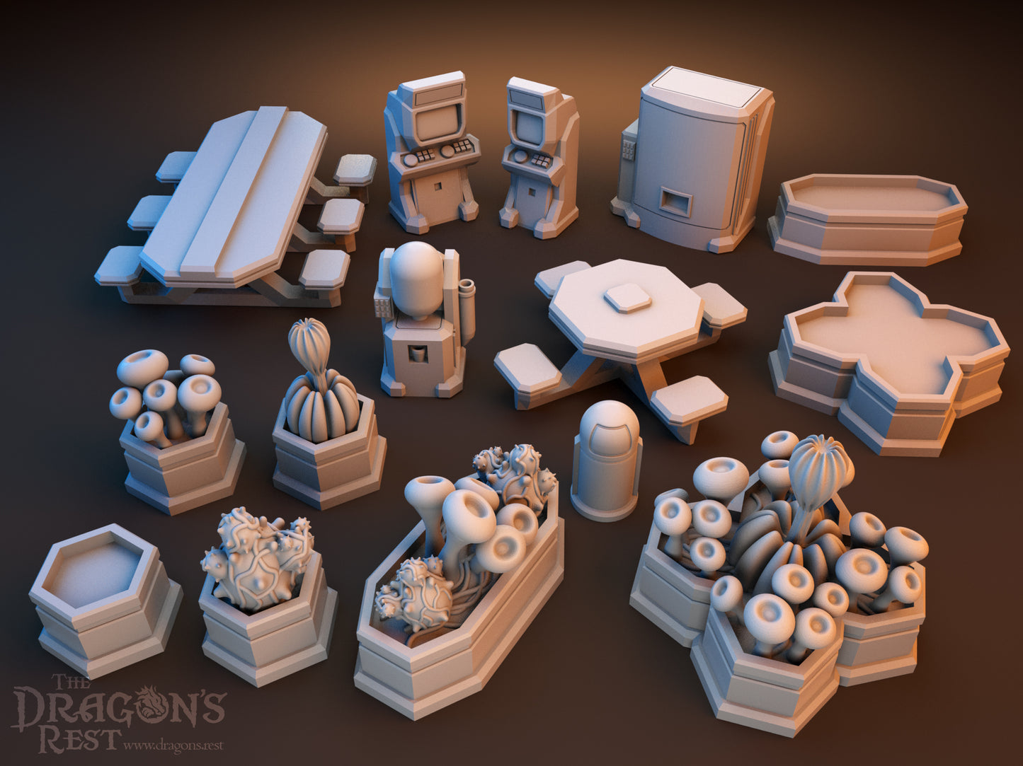 Sci-Fi Scatter - Canteen Items