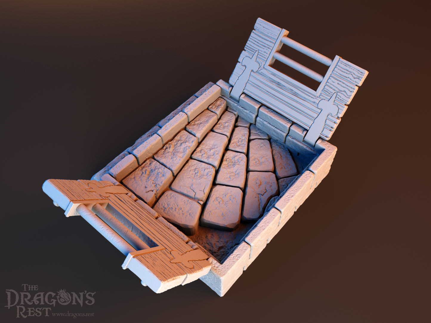 Trap Door With Stairs Down