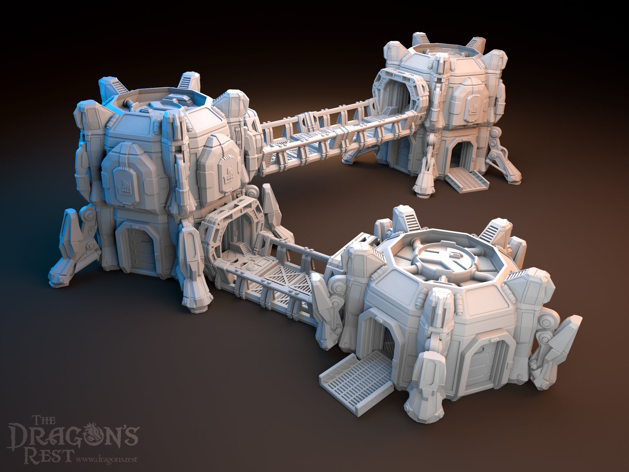 3D Printable Modular Outpost – The Dragon's Rest